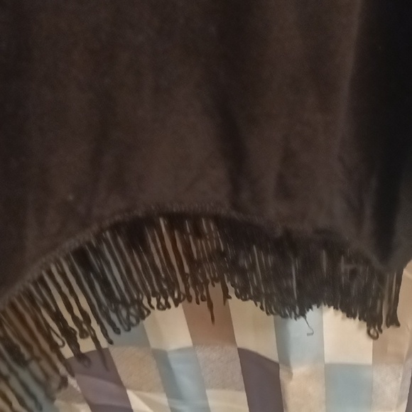 The Golden Globe Clothing multi-colored tie-dye scoop neck tie-up dress w fringe - Picture 7 of 13